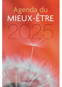 Agenda du Mieux Etre 2025 - Spirales - Format 15.5 x 23 cm