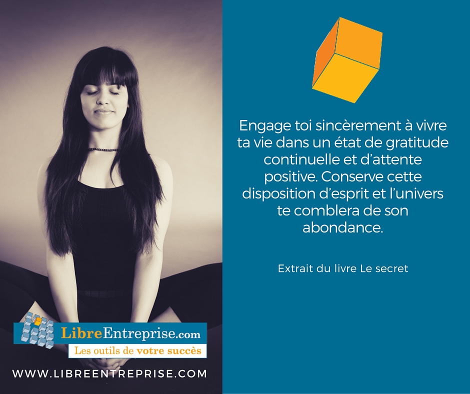 Engage Toi Sincerement A Vivre Ta Vie Dans Un Etat De Gratitude Continuelle Libreentreprise Com